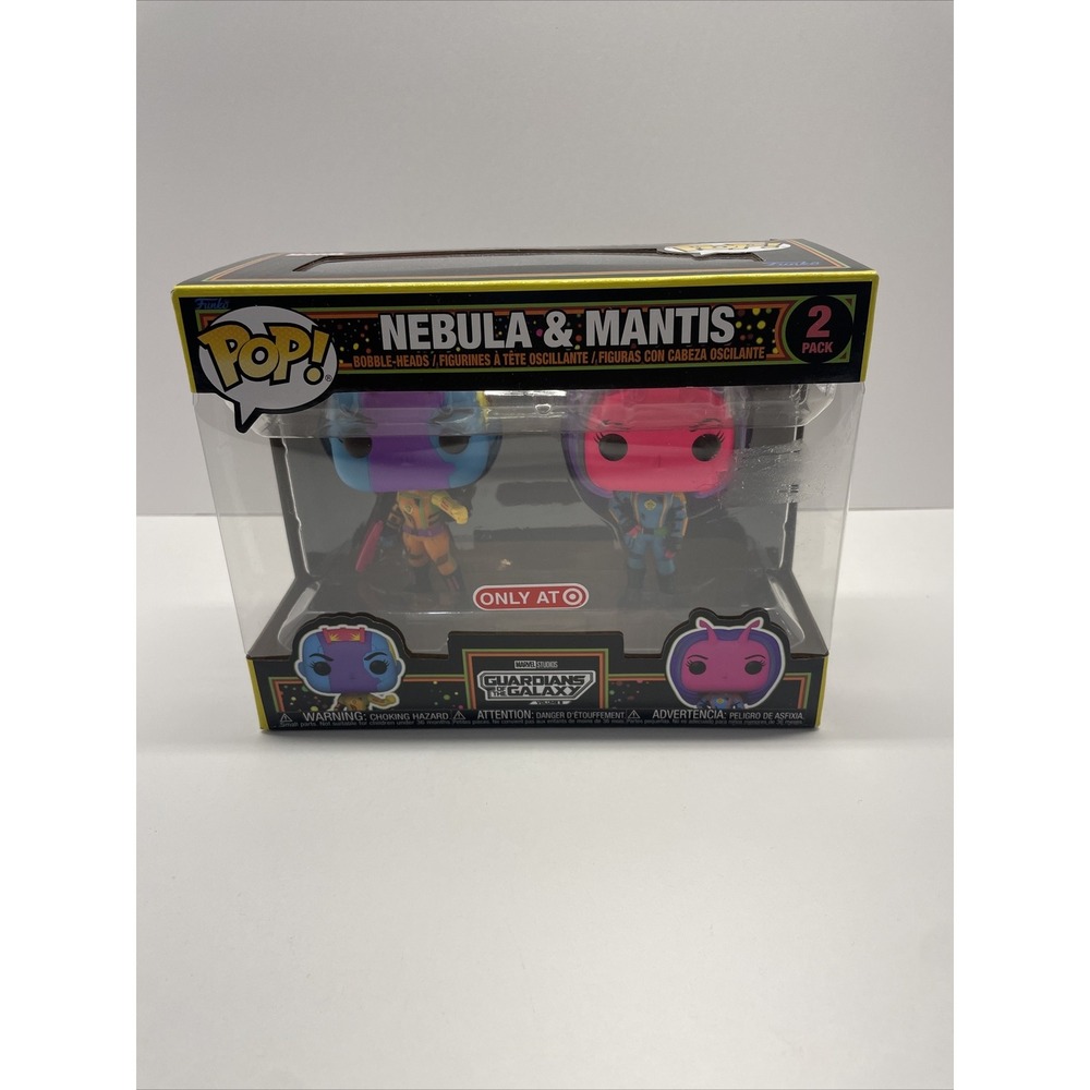 Funko Pop Guardians of The Galaxy Vol 3 Nebula & Mantis Blacklight - EXCLUSIVE!